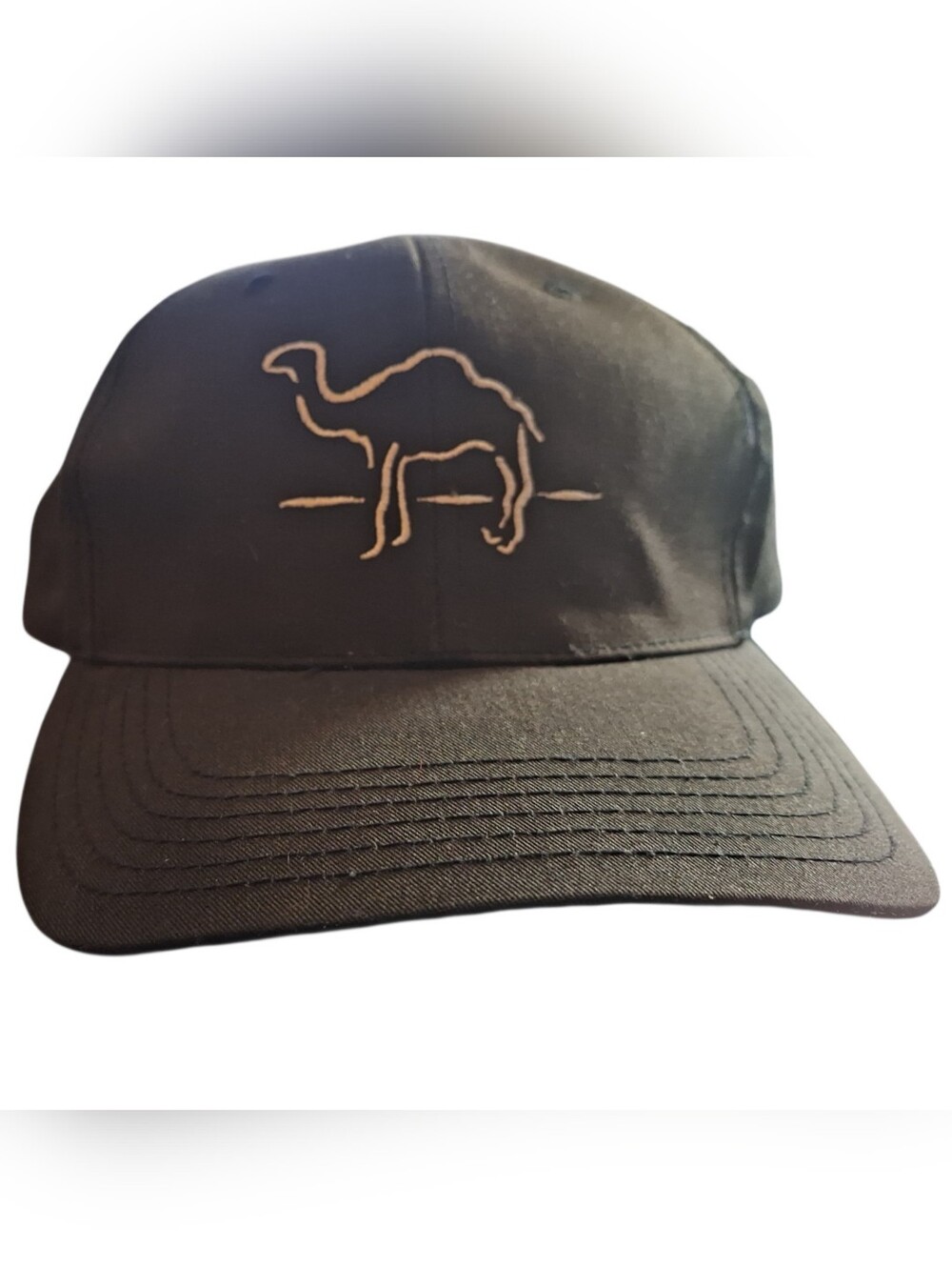 RARE - Vintage 90s CAMEL Cigarettes Snapback Adjustable Strap RETRO BLK Hat Cap